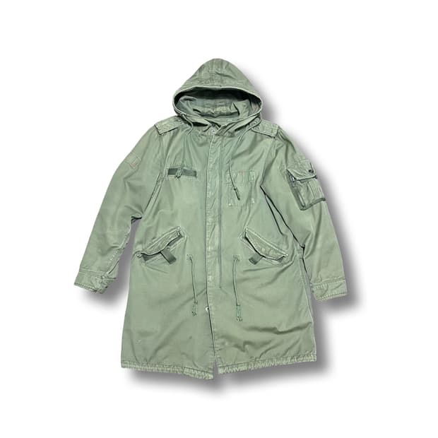 [M] 레드태그 빈티지 후드 야상 내피 탈부착