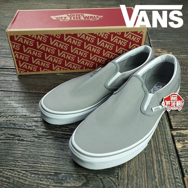 [반스](새상품) 슬립온 그레이 M19385