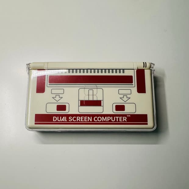 닌텐도 DS Lite DSL 익스트림레이트 패미컴 하우징 정발판 판