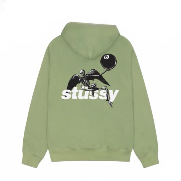 스투시 아포칼립스 후드집업 모스 Stussy