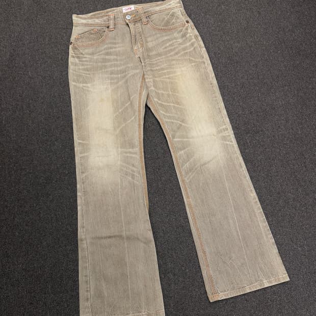 32)에드윈 빈티지 XVS411 빈티지 워싱 데님팬츠