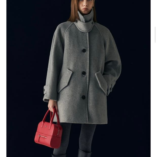 제너럴아이디어 울블렌드 발마칸코트 여성 M사이즈66-77