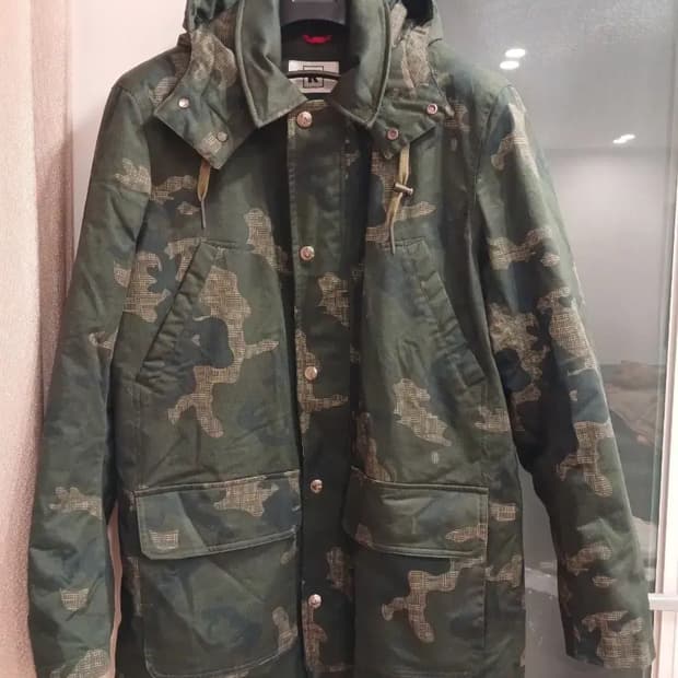 KIRED BY KITON CAMOUFLAGE DOWN JACKET