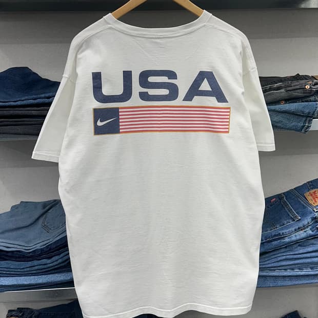 (L)90'S 나이키 USA 반팔-M1779