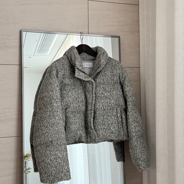 🖤 씨끌로에 부클 크롭 덕다운 패딩