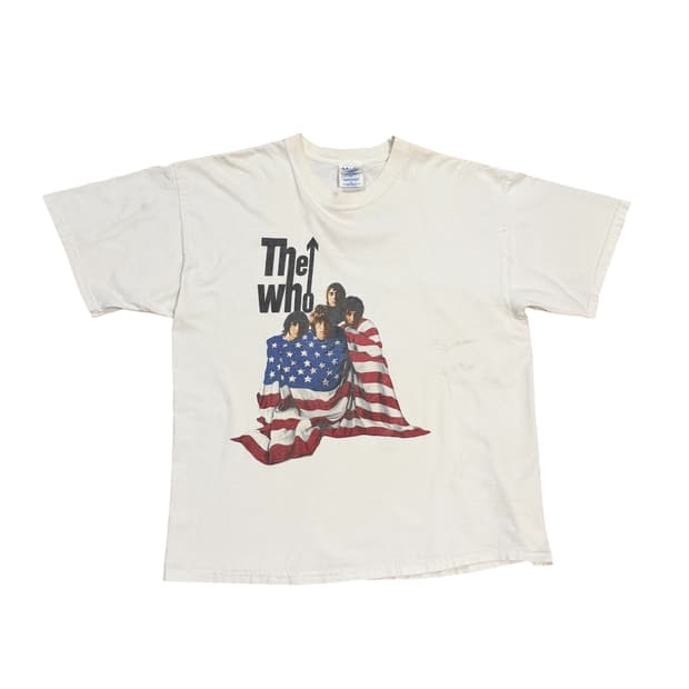 빈티지 00s The Who 더후 밴드 아메리칸 투어 티셔츠