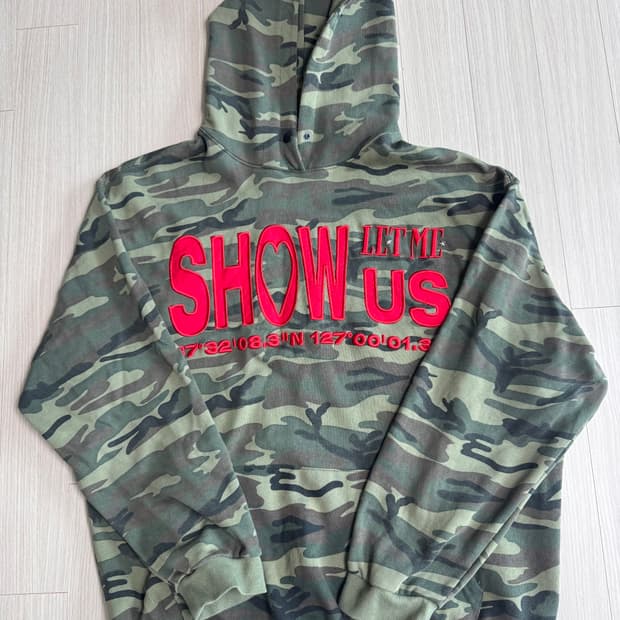 러브이즈트루 SH SHOW US HOODIE(KHAKI) 후드티