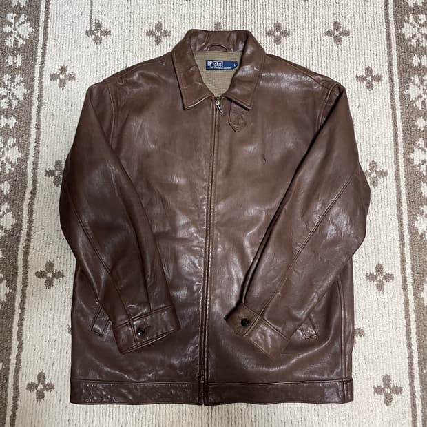 폴로 랄프로렌 00s 양가죽 자켓