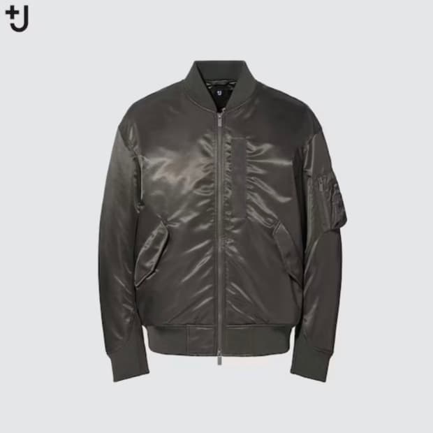 유니클로 질샌더 ma-1 그레이 m 사이즈(구버전)