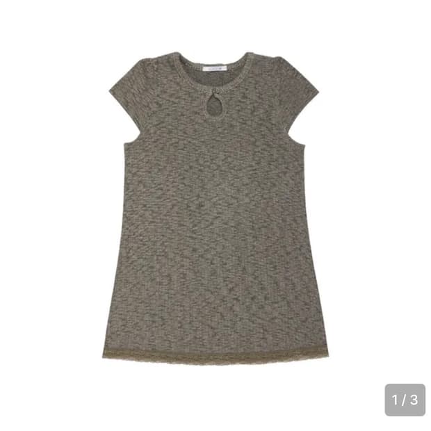 콜로신스 weird drop top dress 원피스 카키 차콜