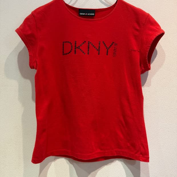 DKNY JEANS Red Logo Graphic T-shirt