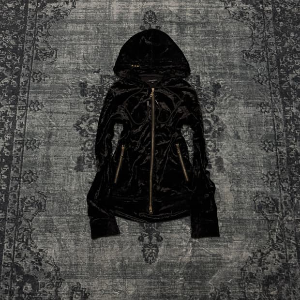 Rattle trap 00s stud gimmick velour hood