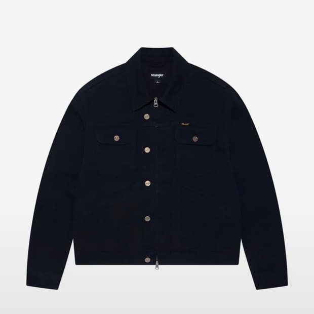 [새상품 M] 랭글러 코튼 트윌 드리즐러 자켓 네이비 웨스턴 점퍼