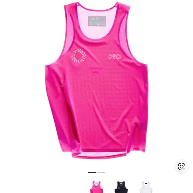 UVU 러닝베스트 핑크 L사인즈