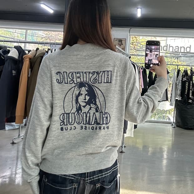 히스테릭글래머 히스걸 자수빅로고 Flanders Linen Premium