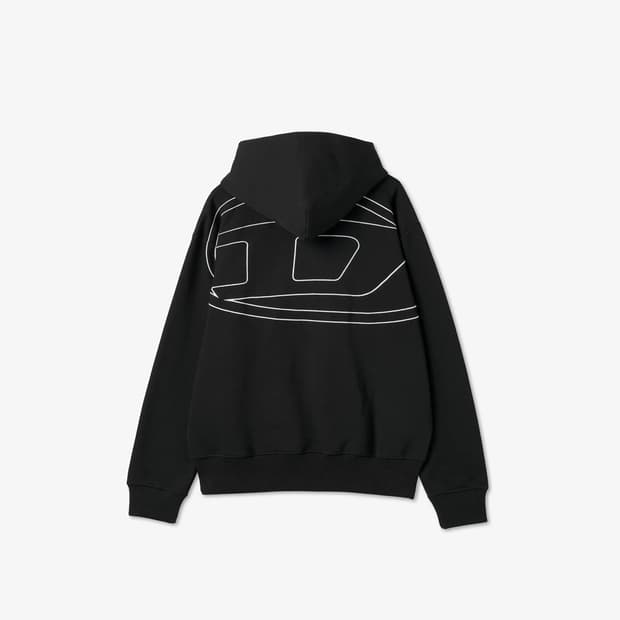 [L] 디젤 S-맥스-후드-메고발-D 후드 블랙