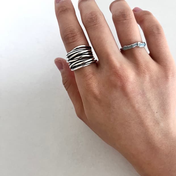 롱레이어드 반지