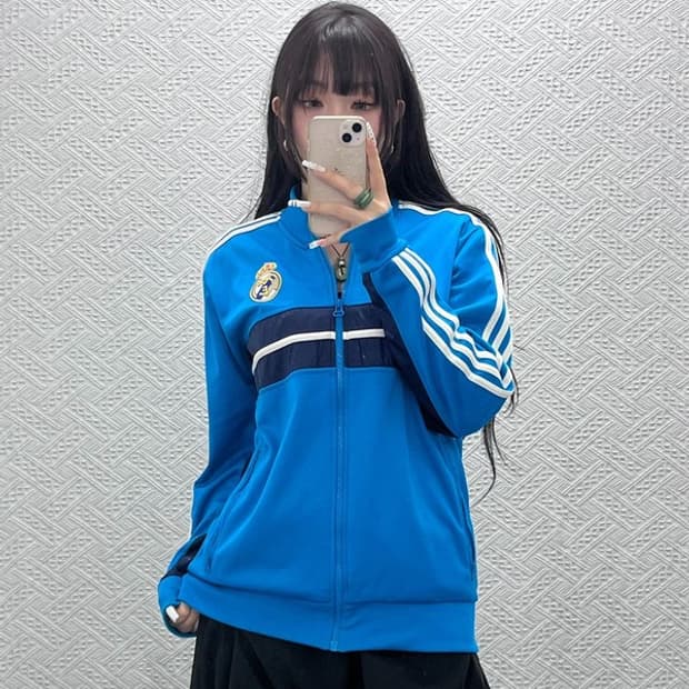 아디다스 레알마드리드 13-14 올드스쿨 레트로 져지집업 L C10751