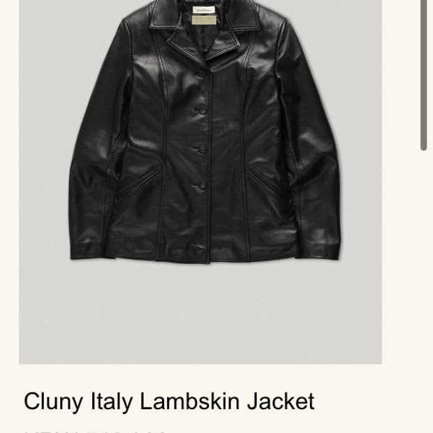 Smoothmood Cluny 램스킨 자켓 스무드무드 가죽자켓 