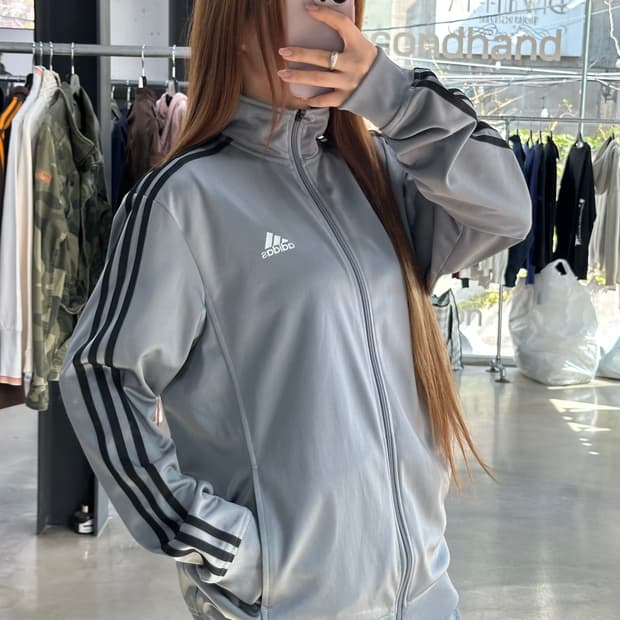 아디다스 그레이 트랙 져지