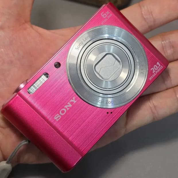 레이 디카 , 소니 사이버샷 핑크 DSC-W810 디지털 카메라