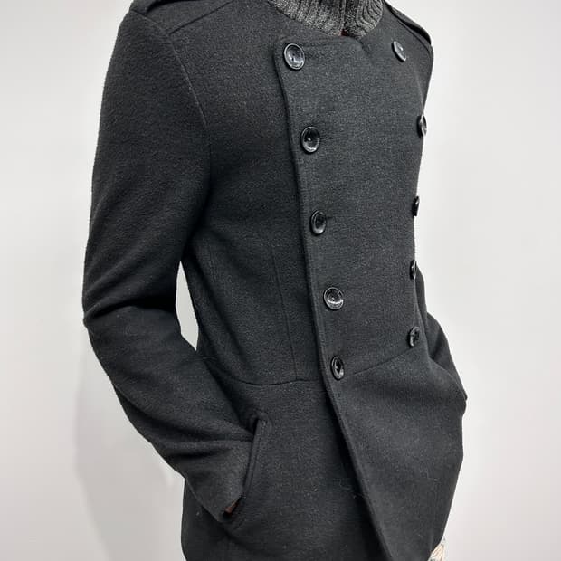 D&G 90’s 밀리터리 나폴레옹 하이넥 코트