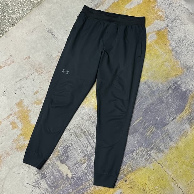 언더아머 블랙 러닝 조거팬츠 XL