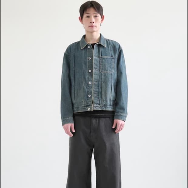 [3] 해칭룸 트러커 자켓 빈티지 블루