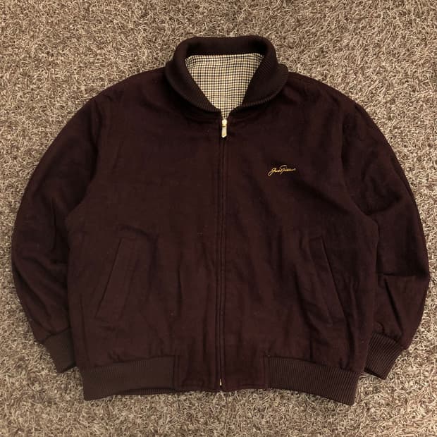 잭니클라우스 울 리버시블 블루종 자켓