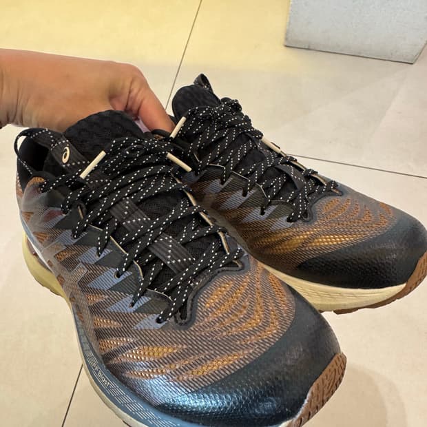 아식스젤카야노 28 FN3-S Anthracite Antique gold