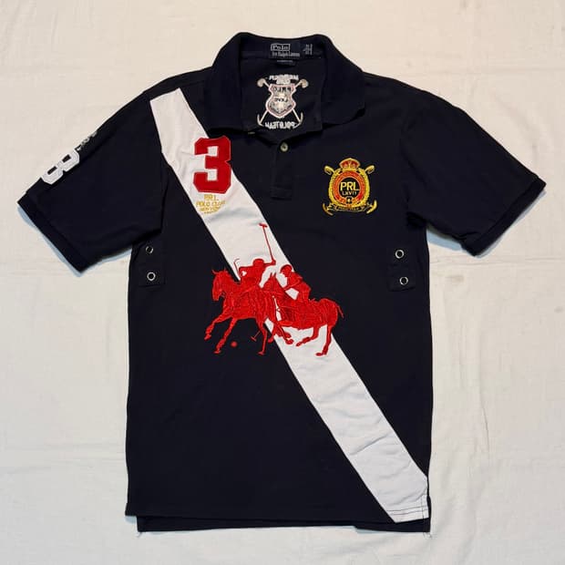 폴로 랄프로렌 빅포니 치프키프 카라티 네이비