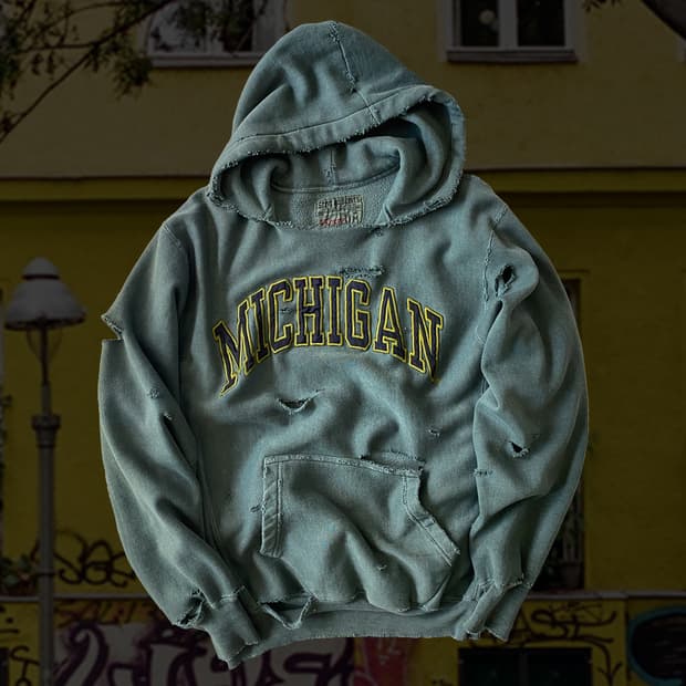 스티브앤배리스 리버스위브 다잉 디스트로이드 후드티