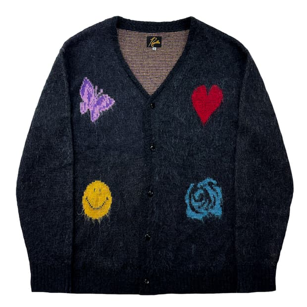 니들스 x 스튜디오스 모헤어 빠삐용 가디건 블랙