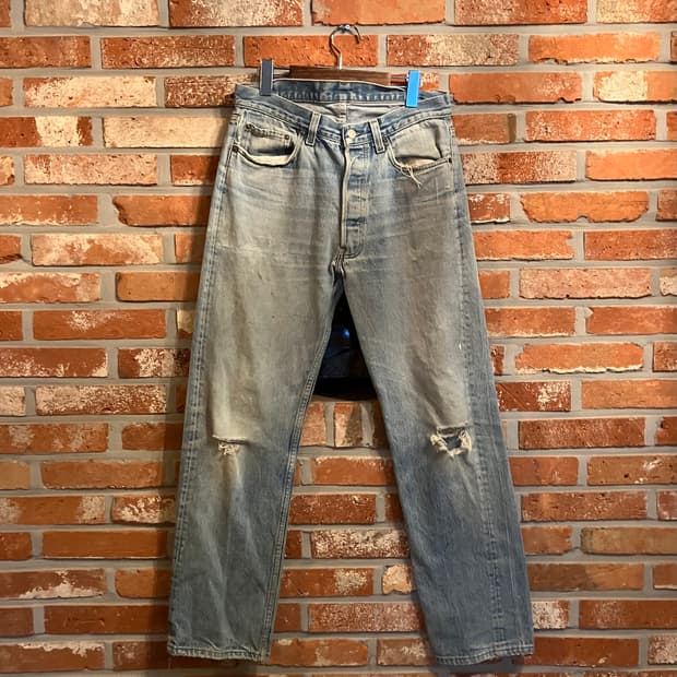 80s USA 빈티지 리바이스 501 데님 팬츠
