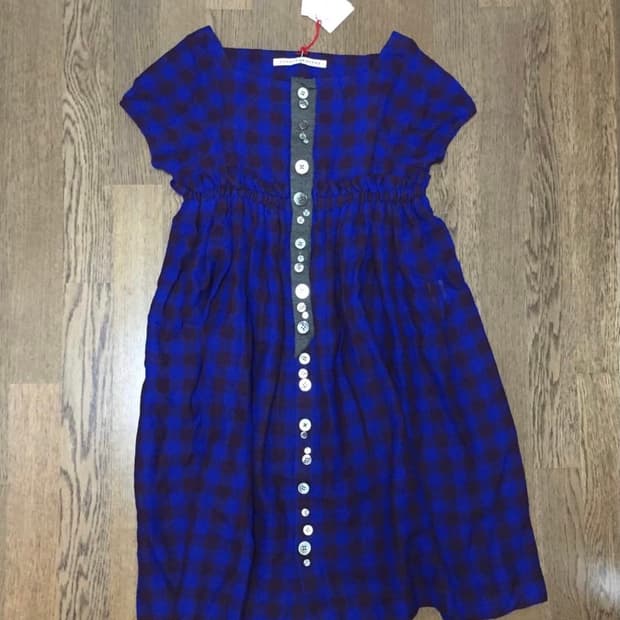 수나오쿠와하라 sunao kuwahara button dress 원피스