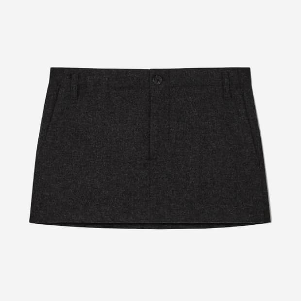 글로니(glowny) G WOOL MINI SKIRT 울 미니 스커트
