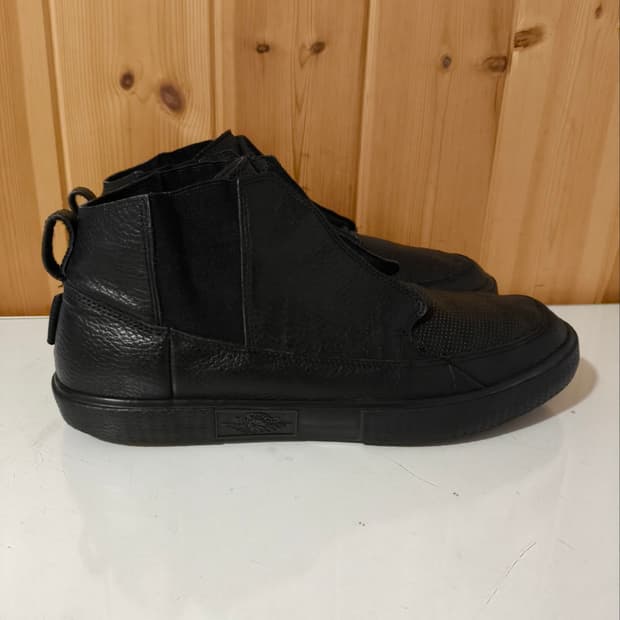 290mm 에어 조던 그로운 가죽 블랙온블랙 