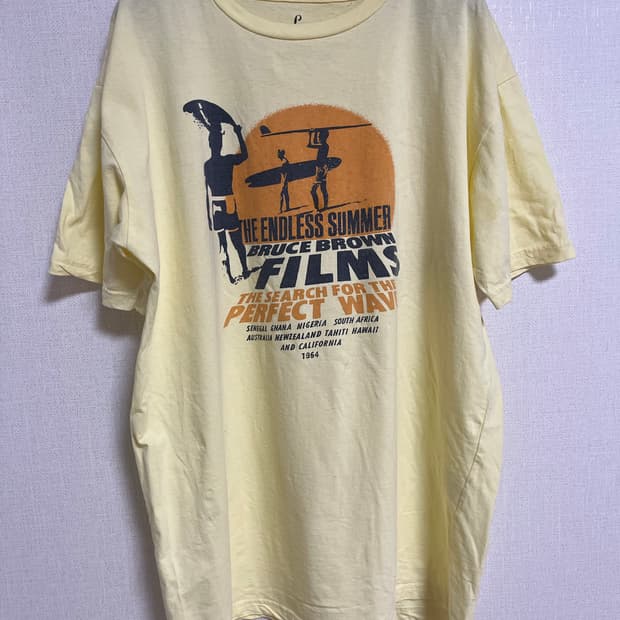 일본 제품 브루스 브라운 필름 반팔 티셔츠
