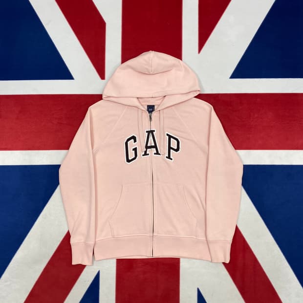 GAP 핑크 후드집업 S 