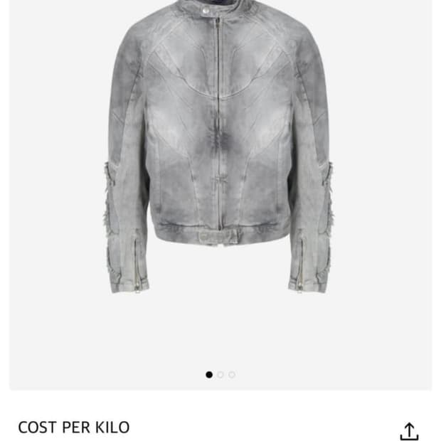 코스트 퍼 킬로 V4 모터 자켓 아이스 그레이