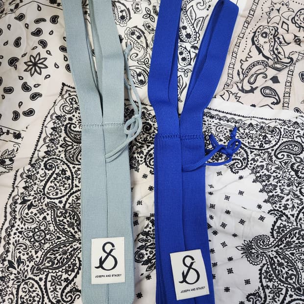 조셉앤스테이시 니트백 스몰 바질/로얄블루(일괄)