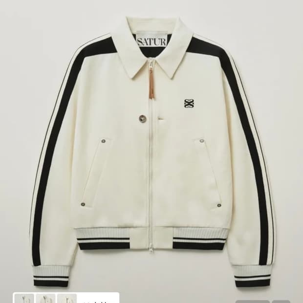 세터 로턴 칼라 트랙 집업 아트블랙 WM