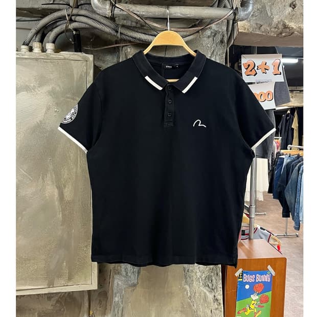 에비수 반팔 카라티 블랙 110 (2XL) #csz4048