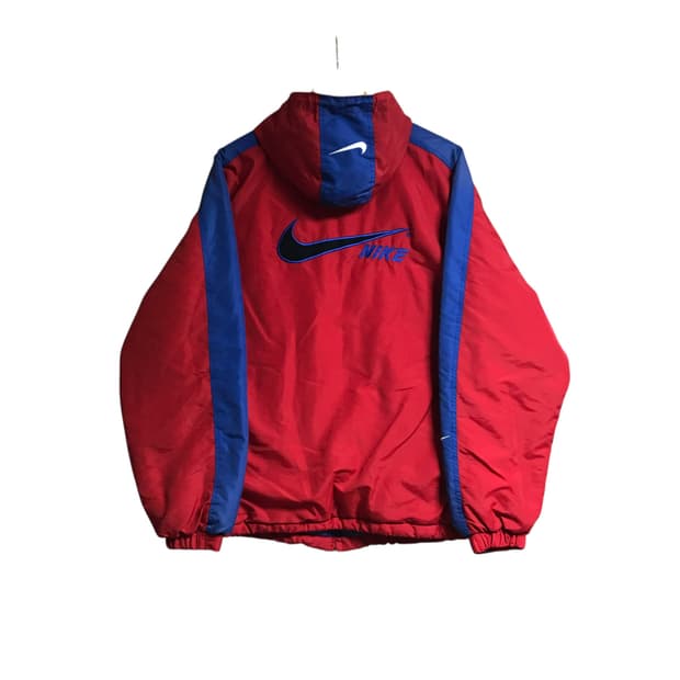 나이키 90s 빅로고 반점퍼자켓
