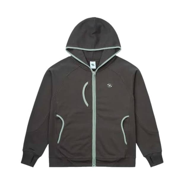 산산기어 후드집업 브라운 s