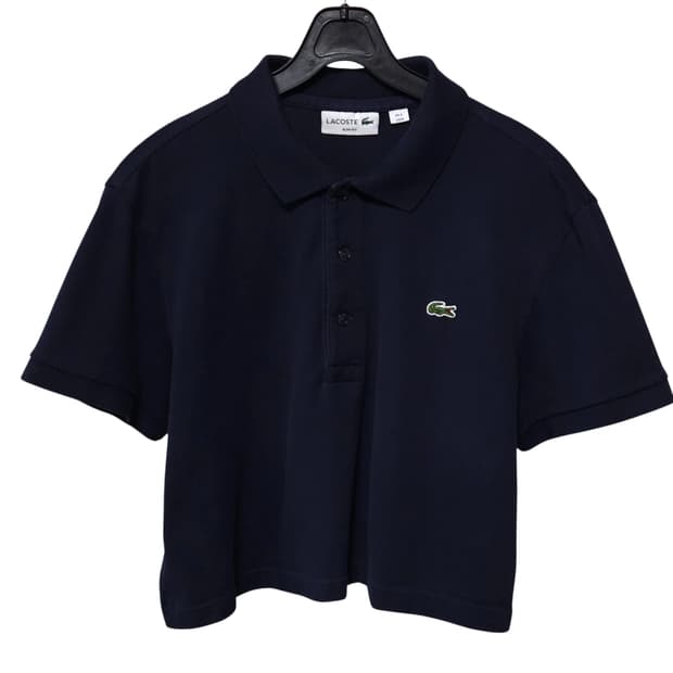LACOSTE 라코스테 크롭 반팔카라티 여성Free