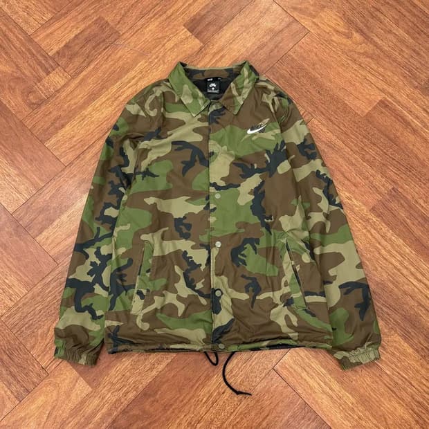 M(100) 나이키 SB 카모 코치 자켓