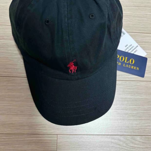 폴로 랄프로렌 치노 볼캡 블랙