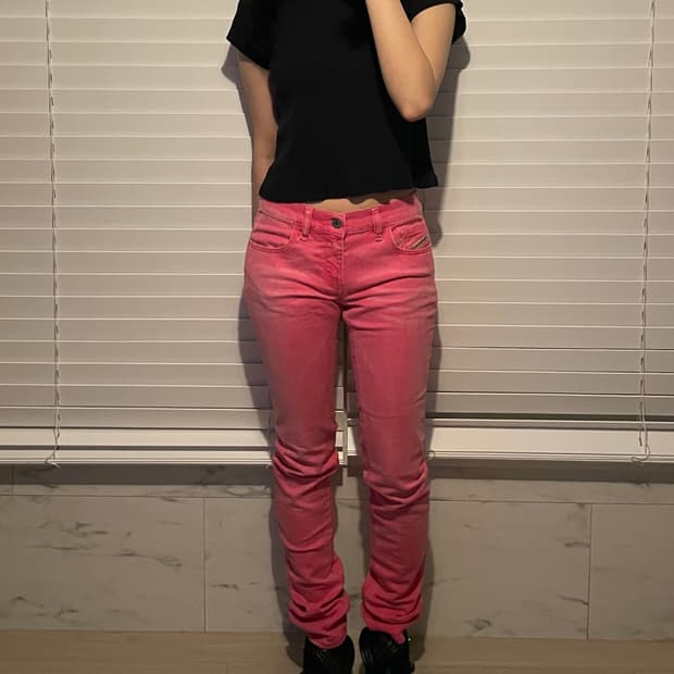 디젤 워싱 스키니 데님