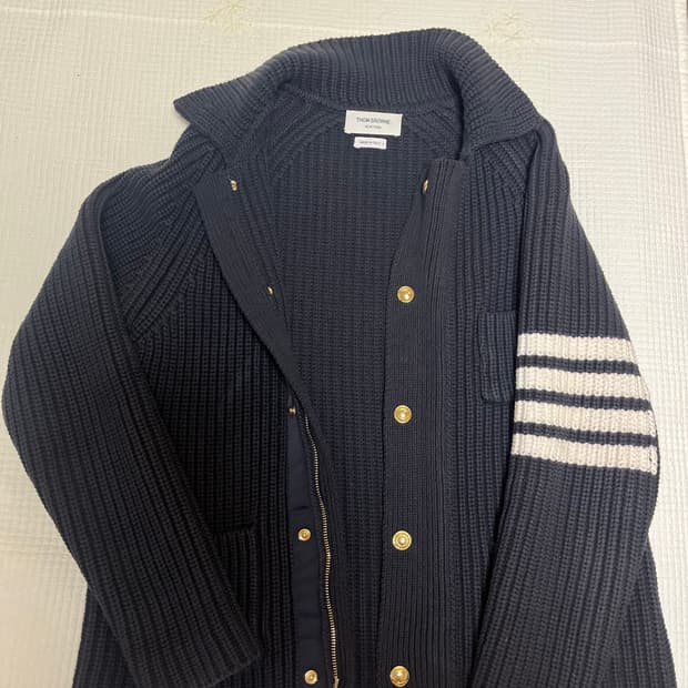 정품 톰브라운 가디건 집업